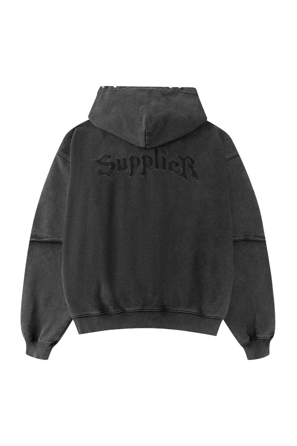 Switching Pierced Zip Hoodie