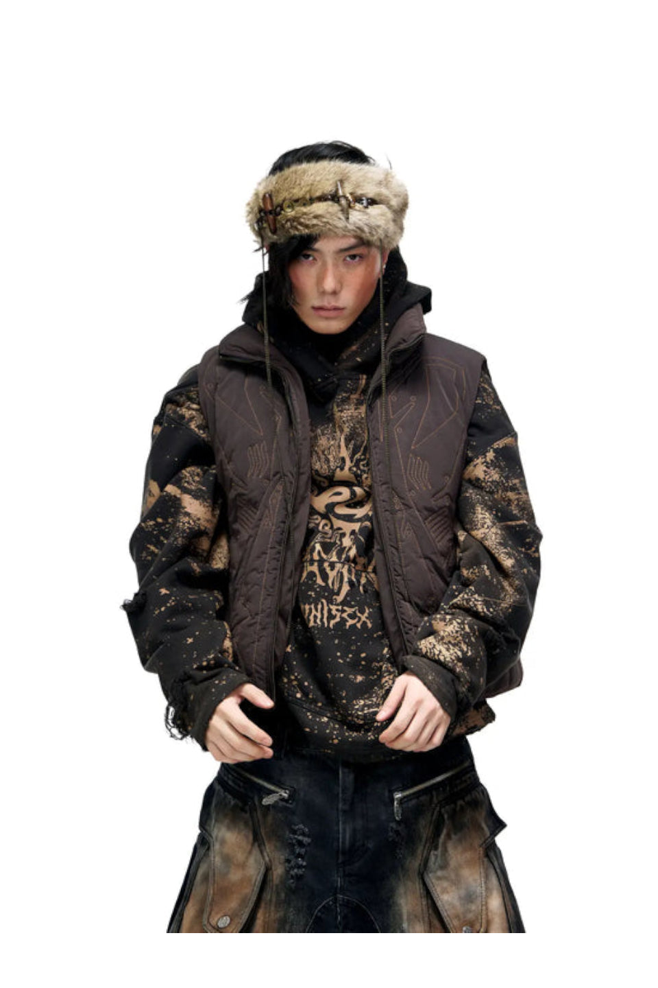 Tactical Embroidered Down Vest