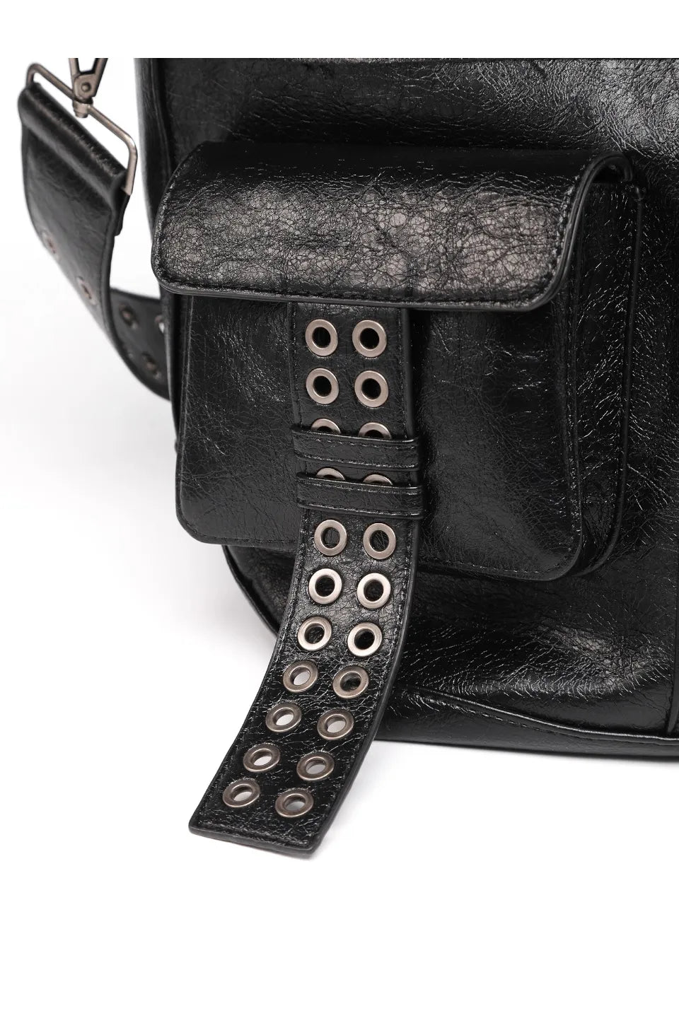 Ten Cross Burst Leather Shoulder Bag
