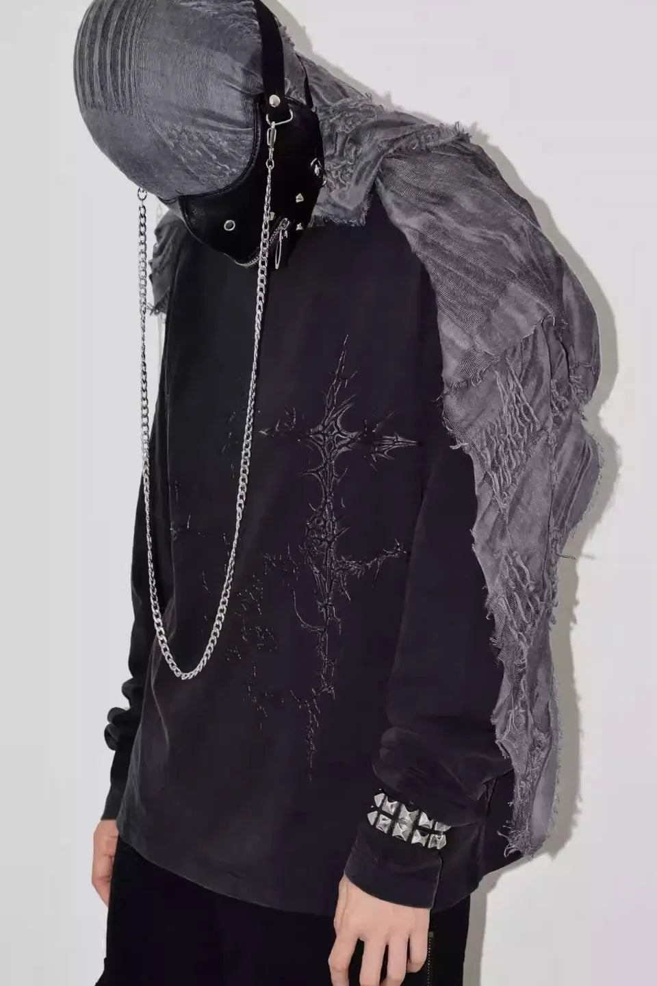 TH4SWE ザフォースウィ｜Thorny Sculpted Wash Perforated Long