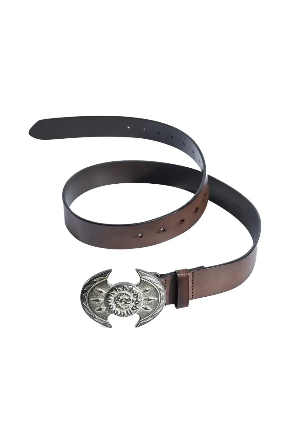 Top Grain Cowhide Axe Shaped Belt