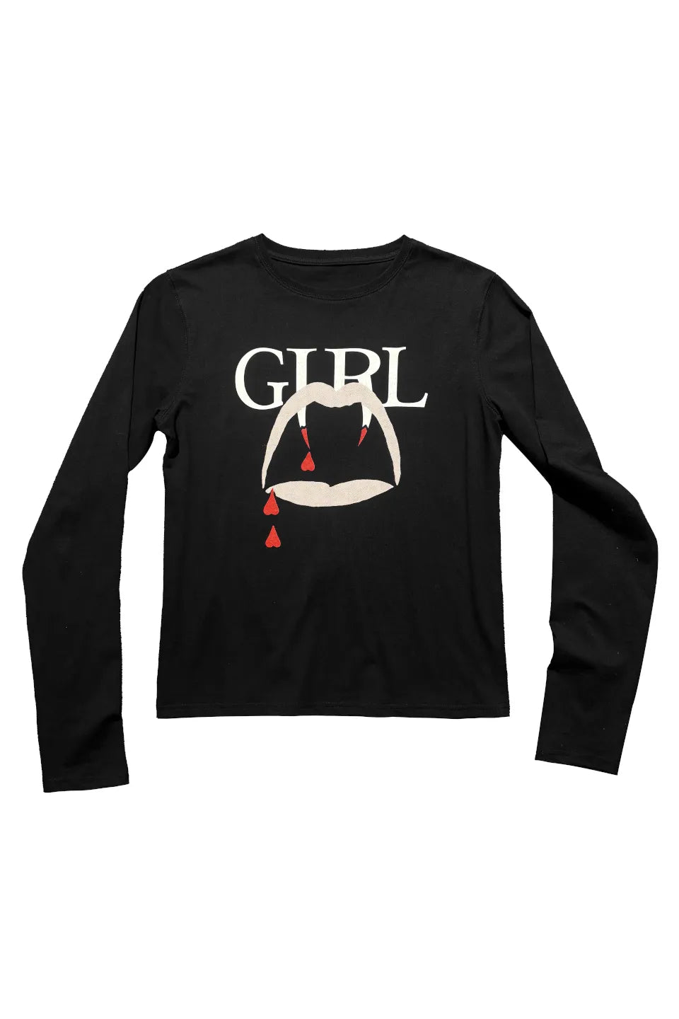 Vamp Girl Bootleg Graphic Slim LS Tee