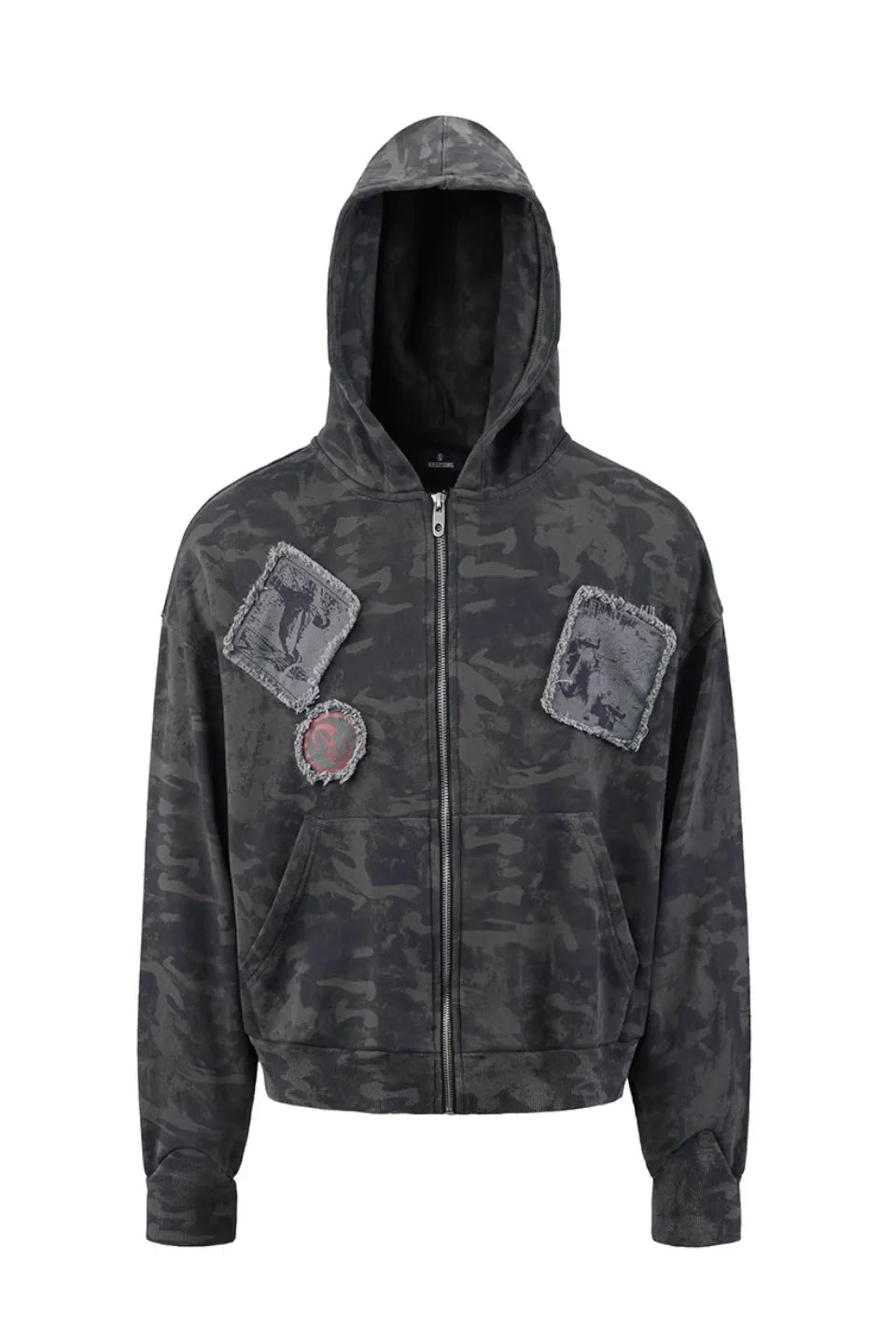 【関税込み】ROA フーディ & ジップアップ SUPPLIER サプライヤー|Studs Cross Patch Zip Hoodie スタッズ