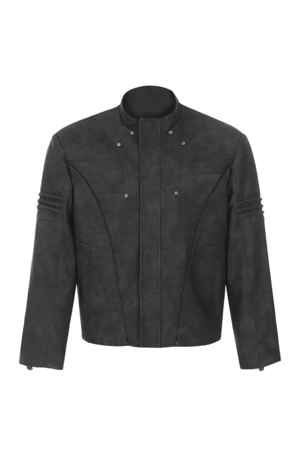 ジャケット・アウター HAS2SONS PU leather jacket HAS2SONS ハズツーソンズ|Vintage Distressed PU Leather