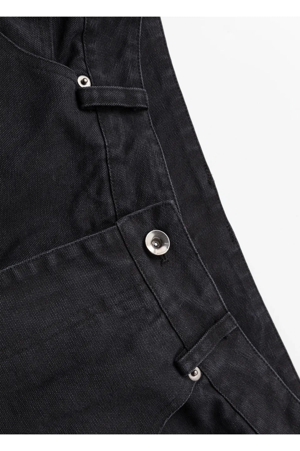 Washed Black Baggy Denim