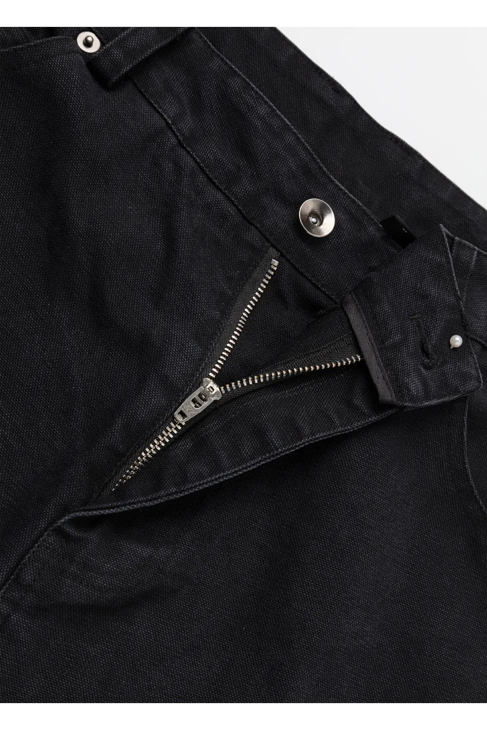 Washed Black Baggy Denim