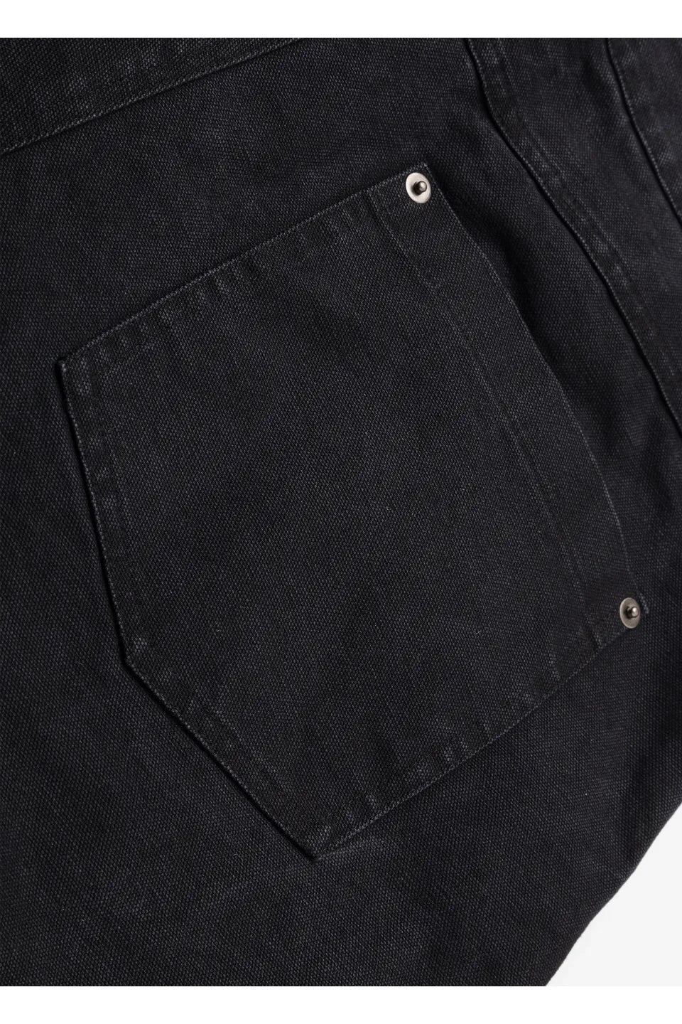 Washed Black Baggy Denim