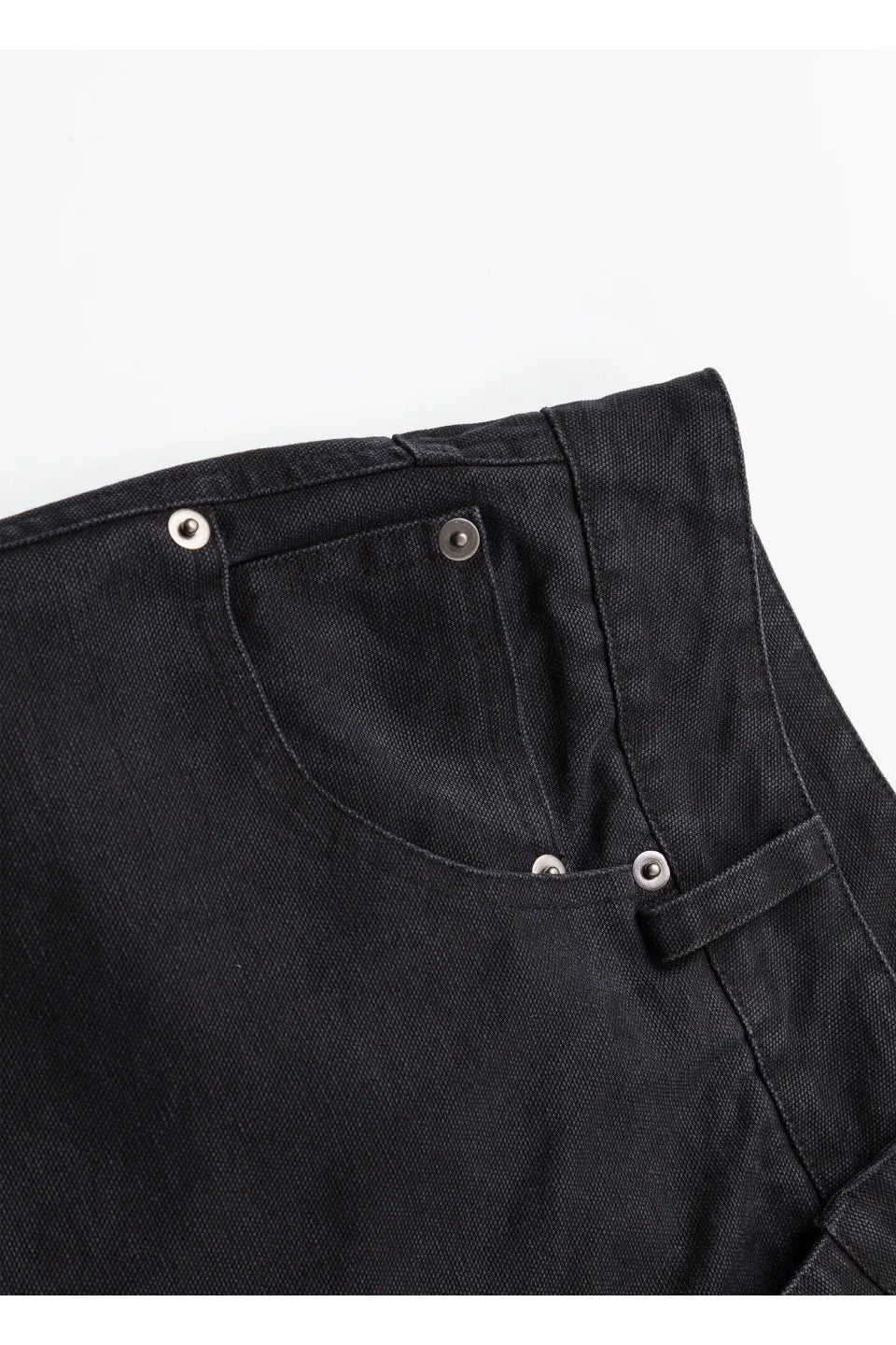 Washed Black Baggy Denim