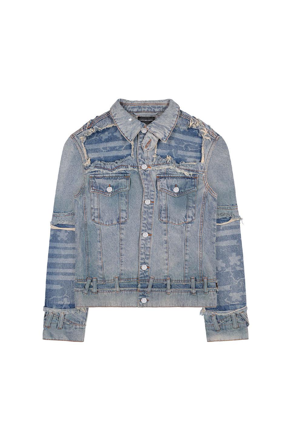 RACER WORLDWIDE - Washed Liberty Denim Jacket レーサーワールド