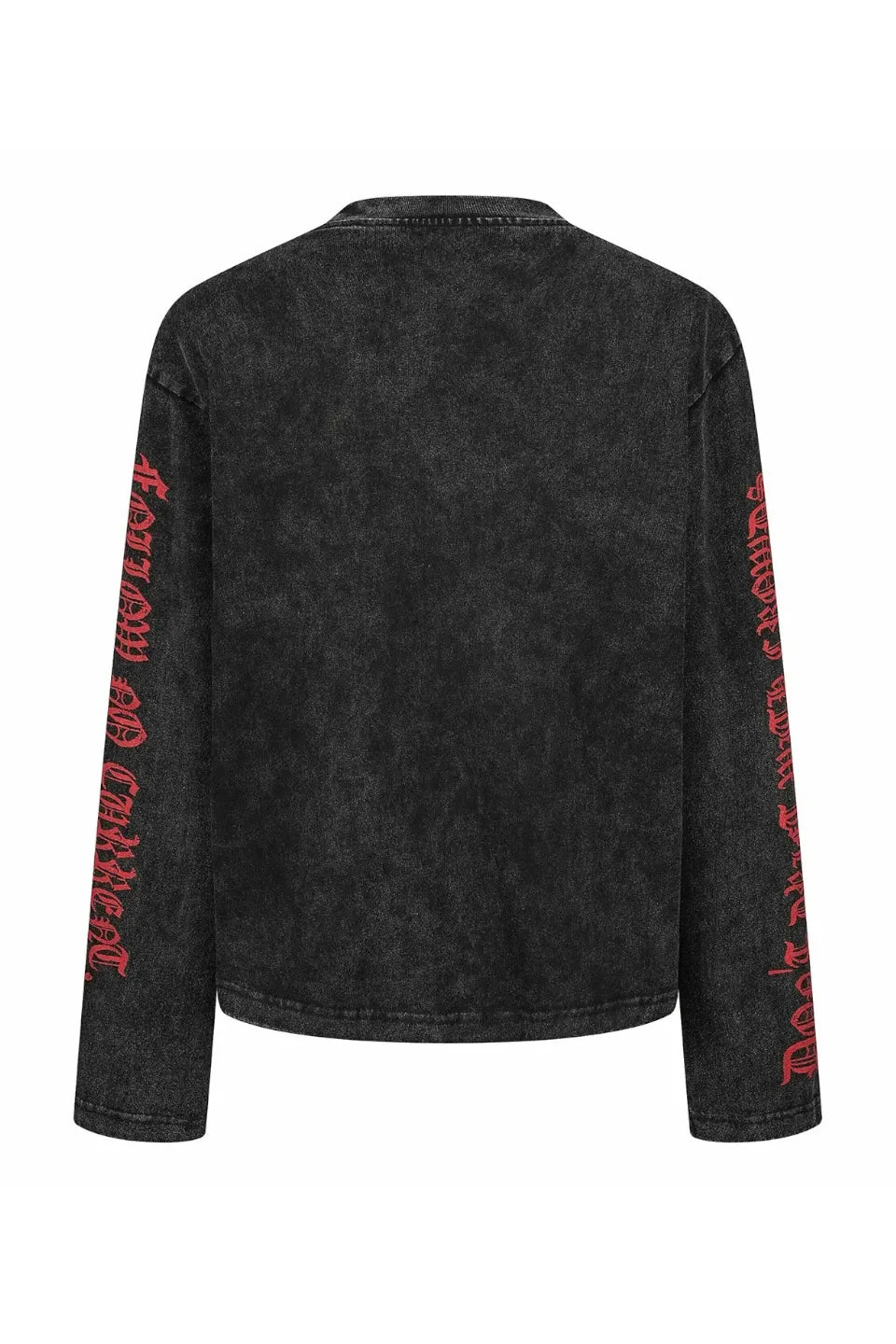 Washed Skull & Castle Print LS Tee