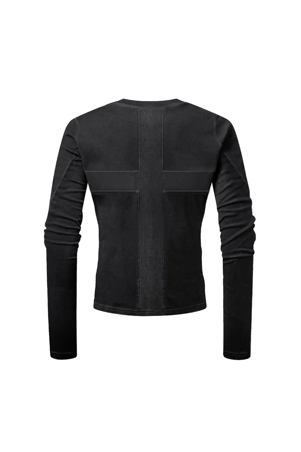 Water Wash Dyed Slim Fit Long Sleeve