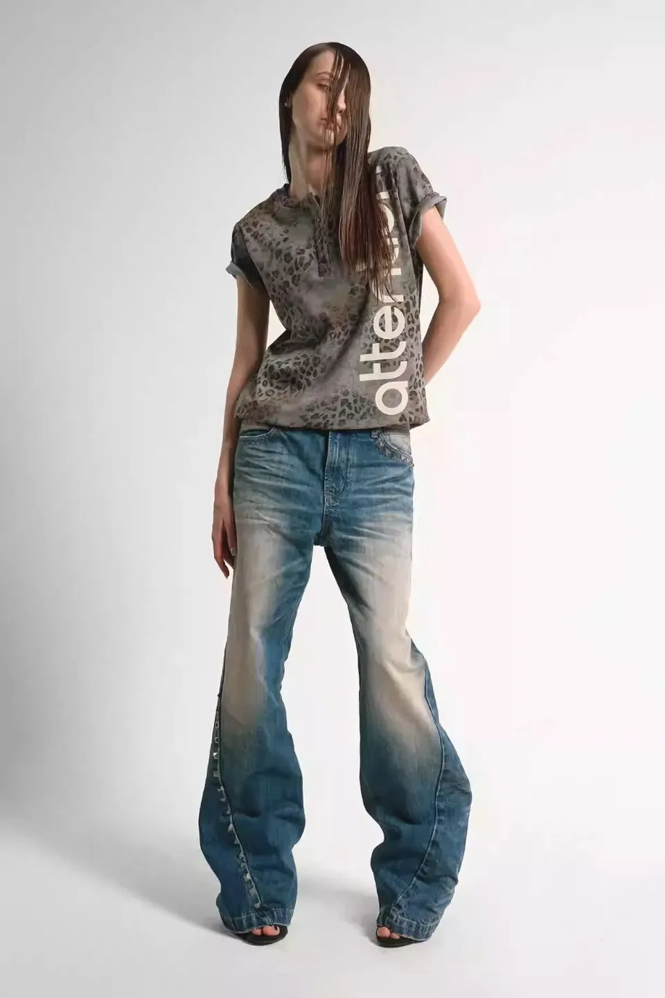 noEmosen | Wave Claw Mud Dyed Denim 泥染め ダメージ デニム
