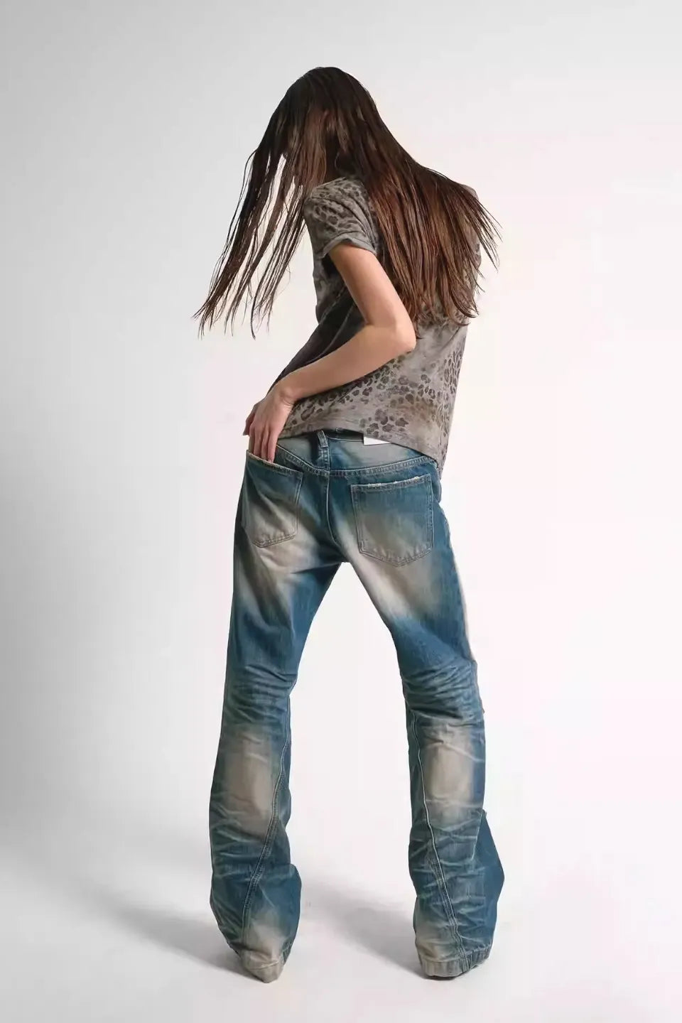noEmosen | Wave Claw Mud Dyed Denim 泥染め ダメージ デニム