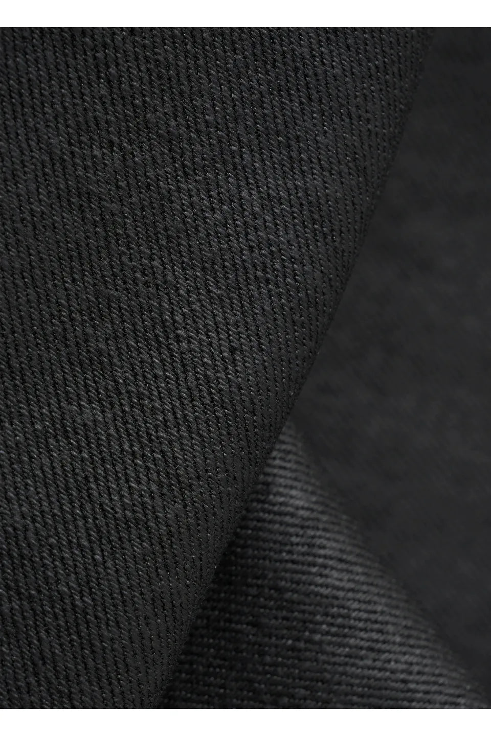 Waxed Flare Denim Trousers