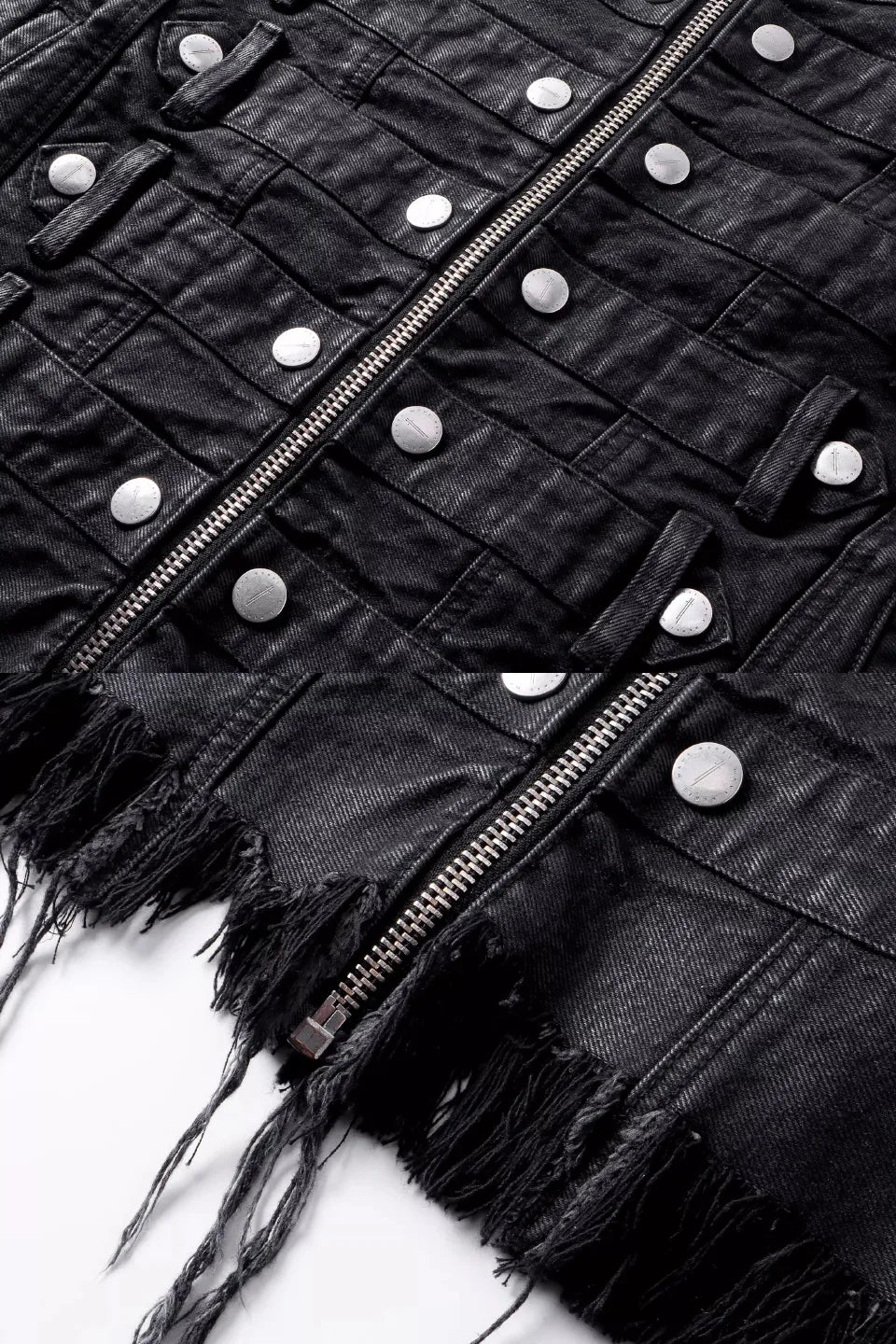 REBEL WAVE | Waxed Napoleon Palace Denim Jacket ナポレオン
