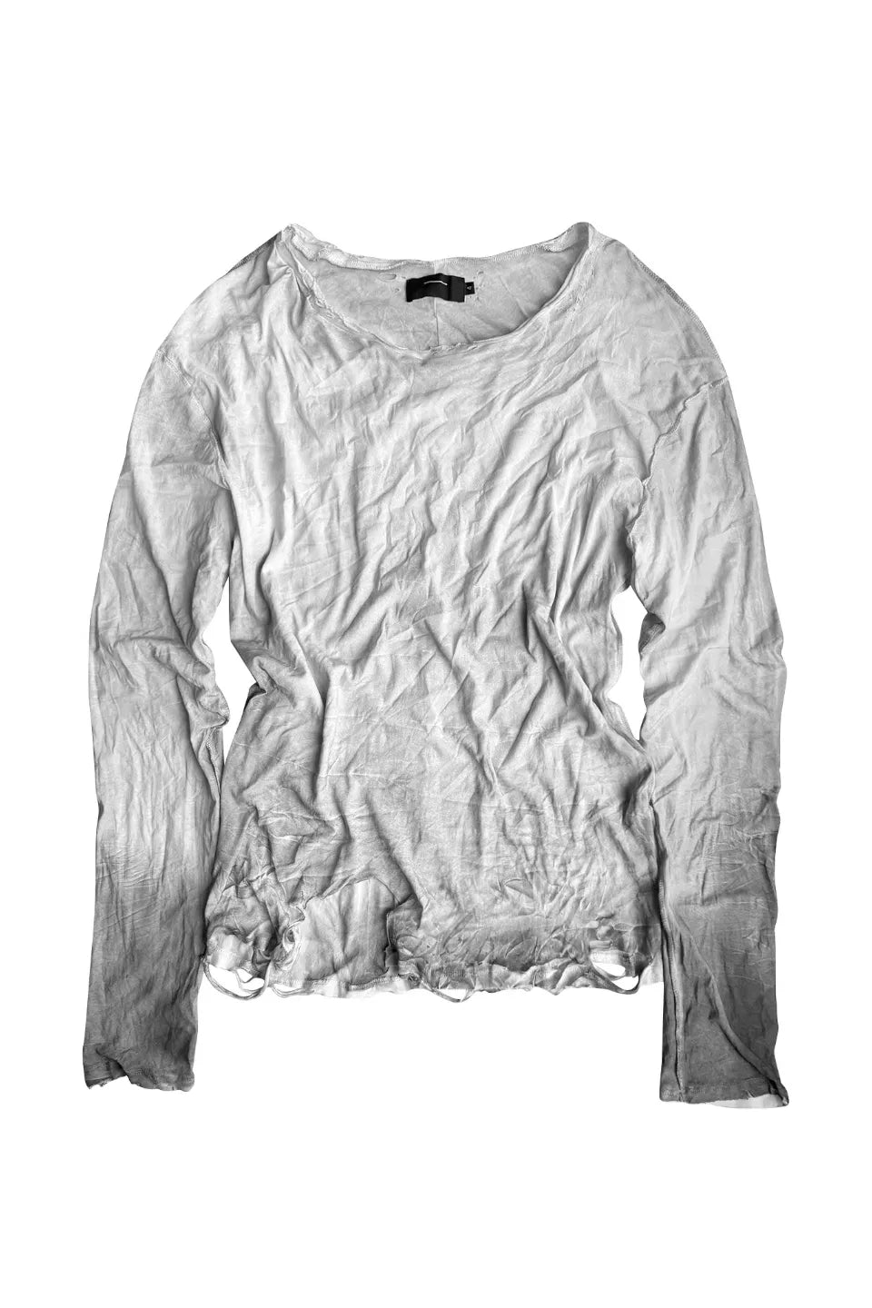 Wrinkled Spray Graphic LS T-shirt