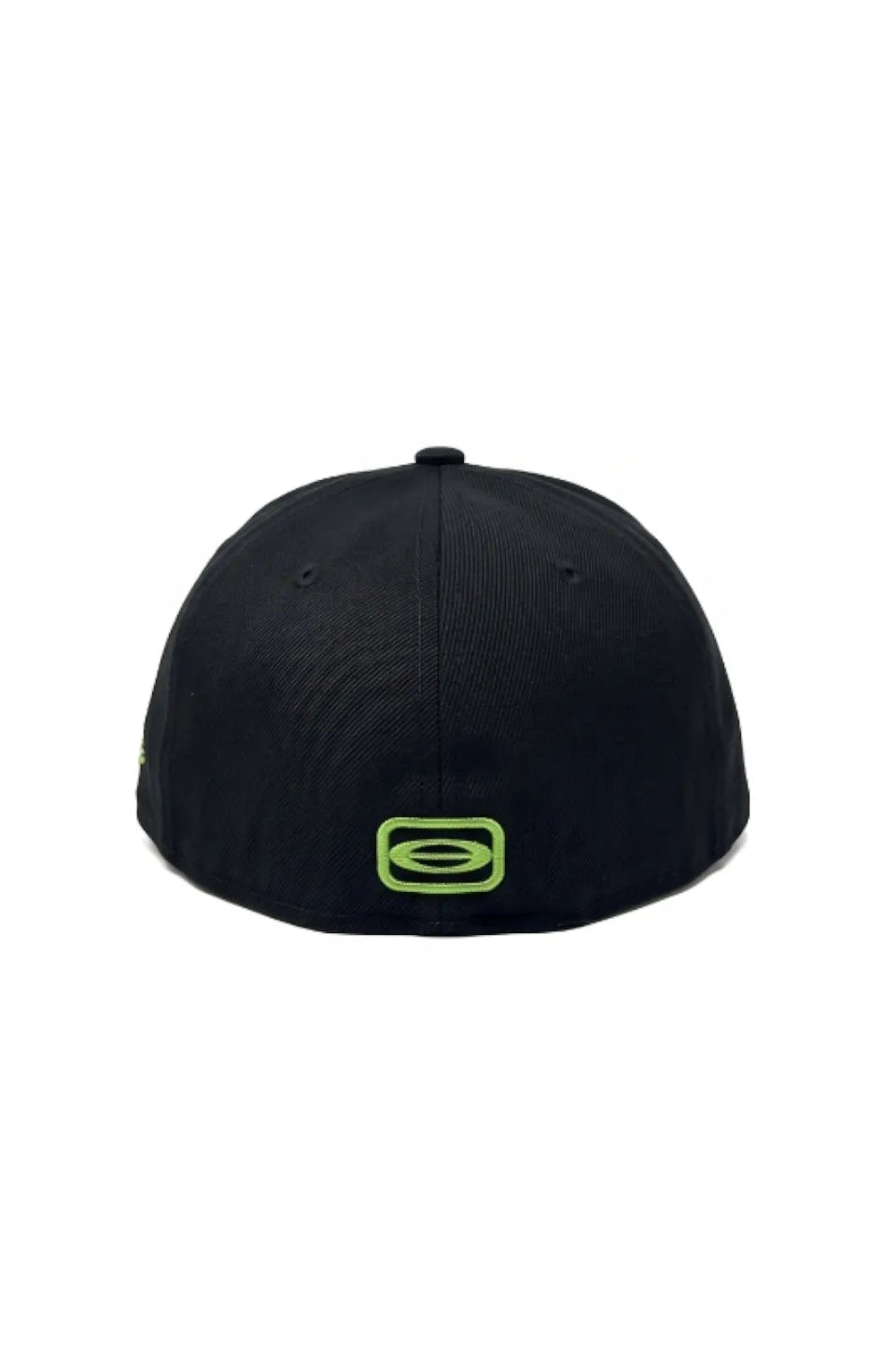 YVL Signature Logo Cap | GREEN ON BLACK
