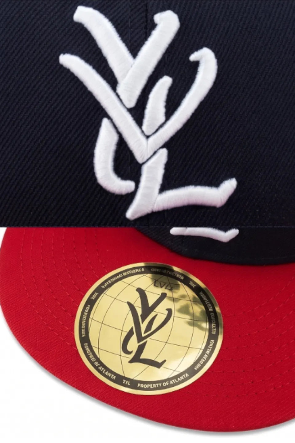 値下げ 早い者勝ち 確実正規品 YVL hat 7 1/2 YVL | Signature Logo Cap ネイビーレッド ホワイトロゴ ベースボール