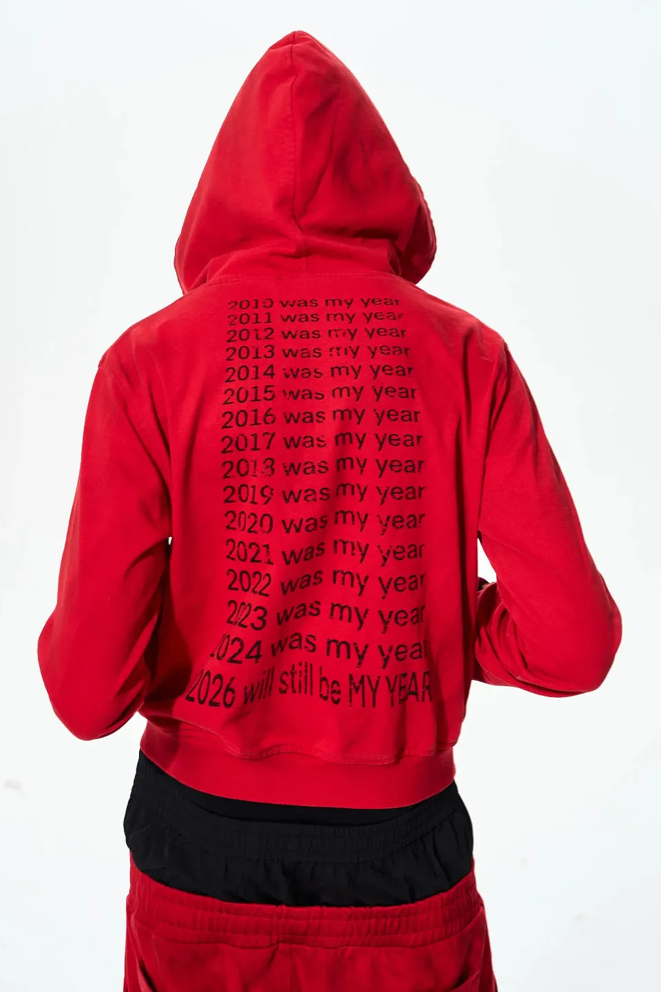 Year by Year Lettering Zip Hoodie