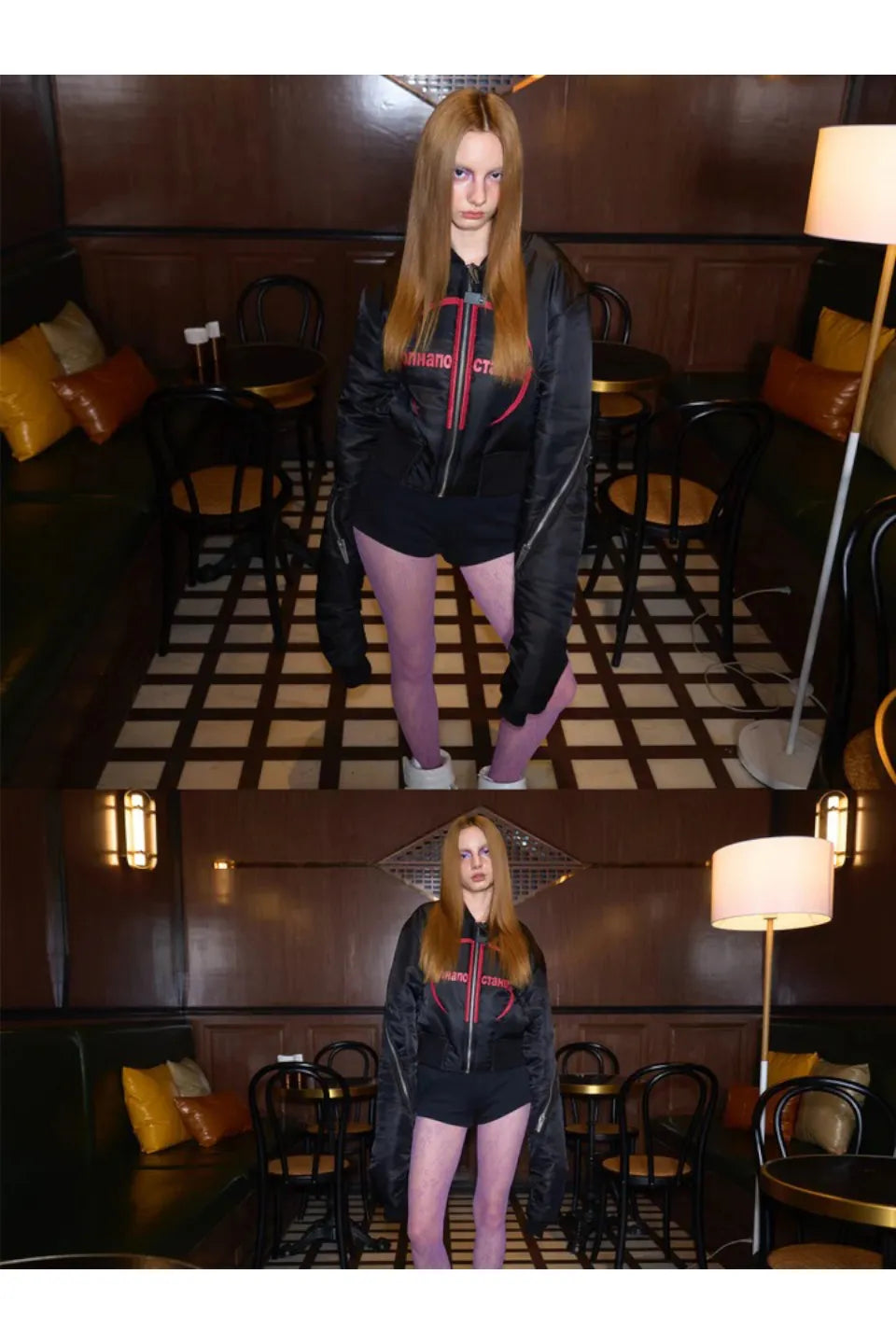 Ж Extended Sleeve Bomber Jacket