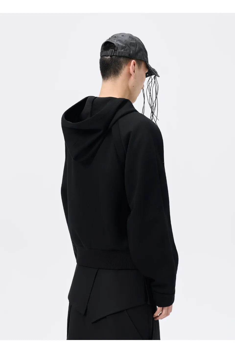 Zip Layered Hooded Jacket