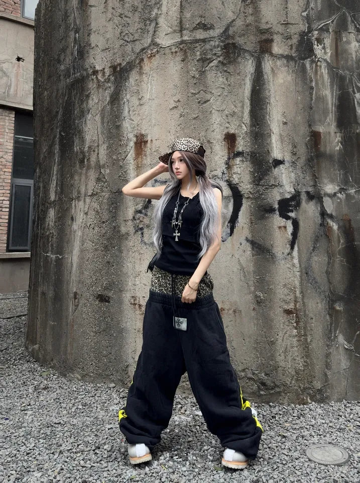 ATA NOTHINGNESS | Double Layered Cross Stitch Tank Top タンクトップ
