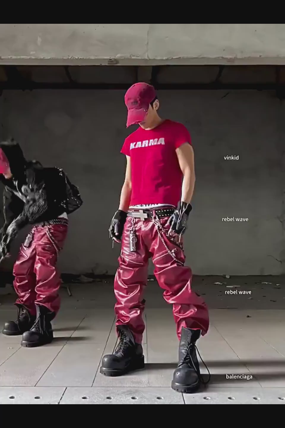 REBEL WAVE | ЯЁD Liquid Metal Red Wax Pants レッド デニム – CLOSET