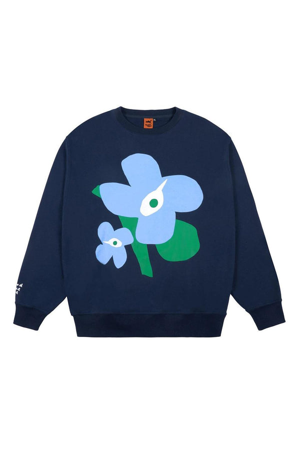 Blue Flower Sweater